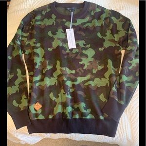 NWT Simply Southern camo sweater
